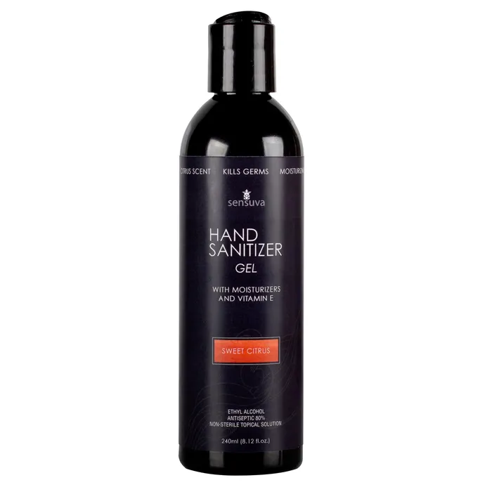 Sale Dildos Sensuva Hand Sanitizer Gel Sweet Citrus 812 Fl Oz