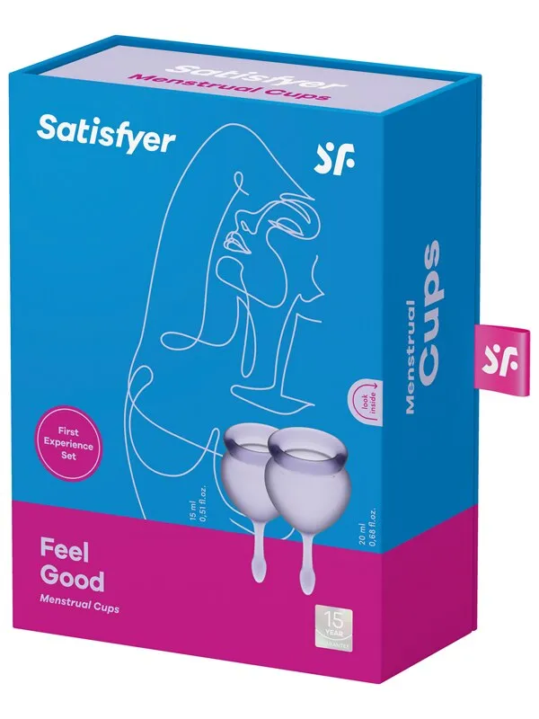 Satisfyer Satisfyer Feel Good Menstrual Cup Lila Vibrators Satisfyer Satisfyer Feel Good Menstrual Cup Lila Vibrators