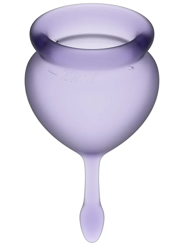 Satisfyer Satisfyer Feel Good Menstrual Cup Lila Vibrators Satisfyer Satisfyer Feel Good Menstrual Cup Lila Vibrators