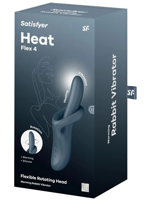 Satisfyer Vibrators Satisfyer Heat Flex 4 Grey Satisfyer Vibrators Satisfyer Heat Flex 4 Grey