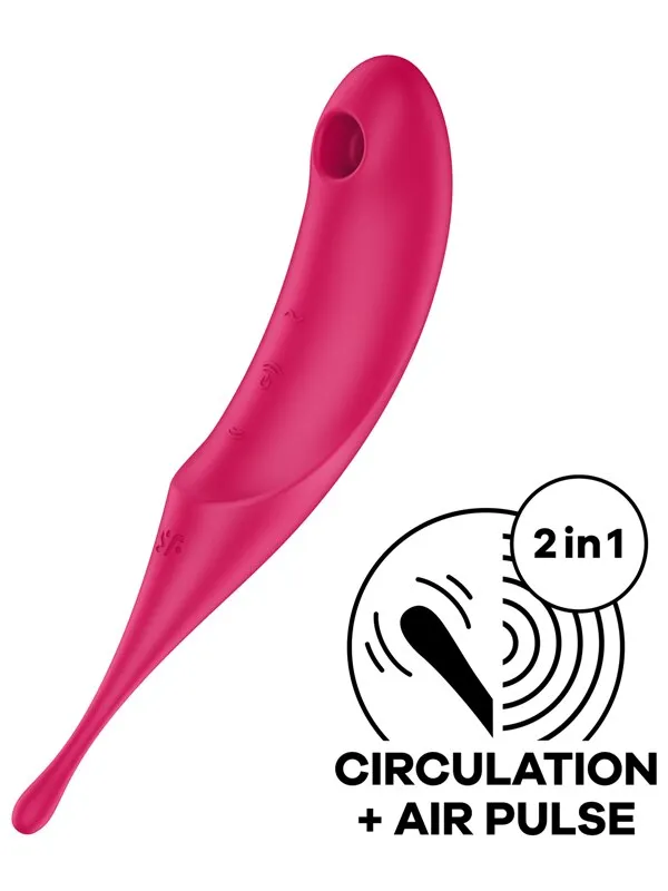 Satisfyer Vibrators Satisfyer Twirling Pro Red