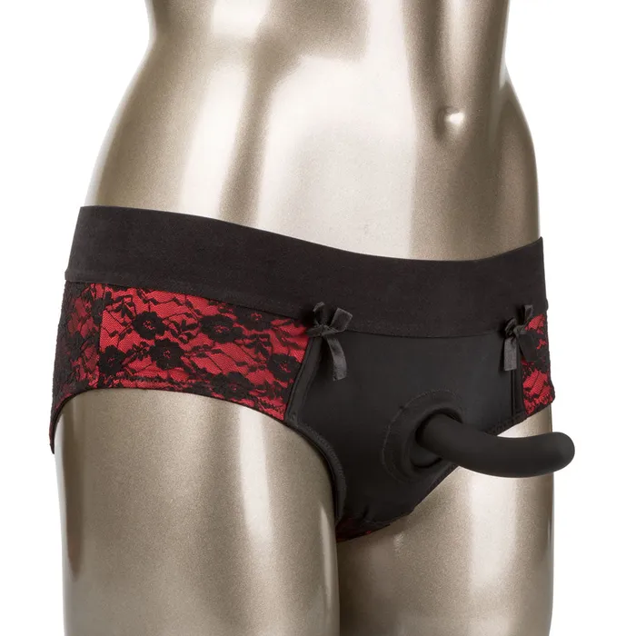 Scandal Crotchless Pegging Panty Set Sm CalExotics Female Sex Toys