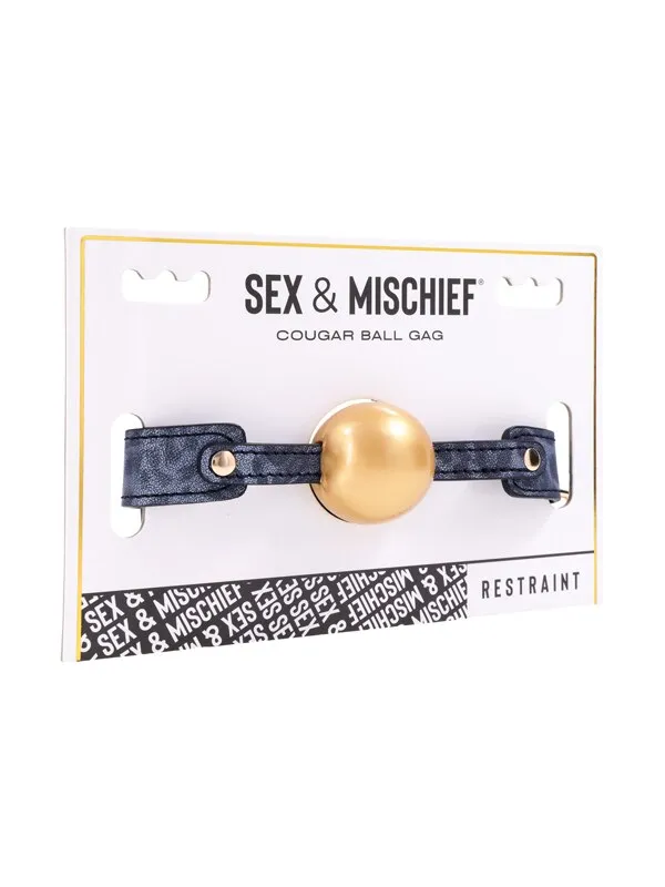 Sex and Mischief Cougar Ball Gag Sportsheets Male Sex Toys Sex and Mischief Cougar Ball Gag Sportsheets Male Sex Toys