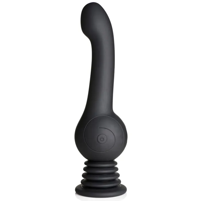 Sex Shaker Shaking Silicone Stimulator Black XR Brands inmi Anal