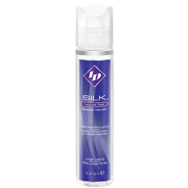 Sexual Health Wellbeing ID Silk Natural Feel Water Based Lubricant 1floz30mls ID Lube