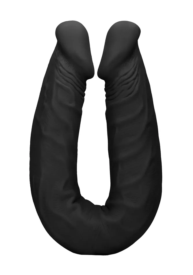 Shots RealRock Dildos 18 Inch Double Dong Black