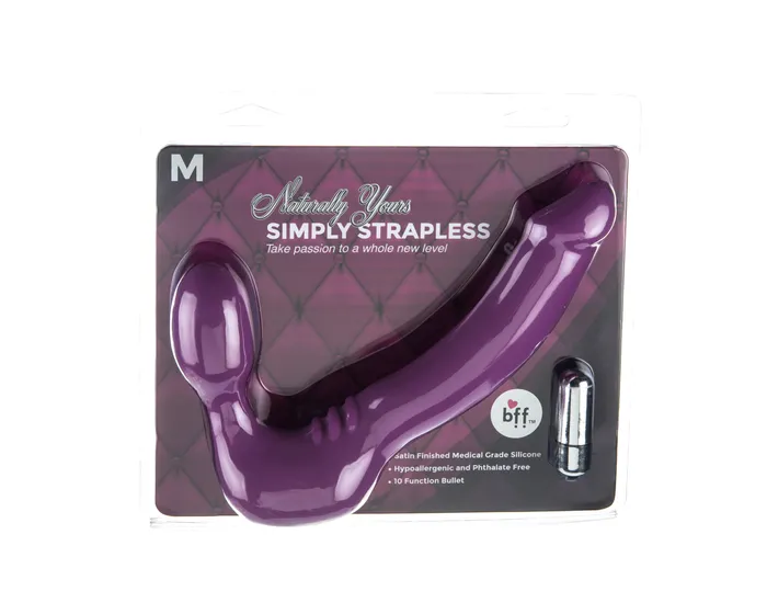 SI Novelties Vibrators Simply Strapless Medium Purple