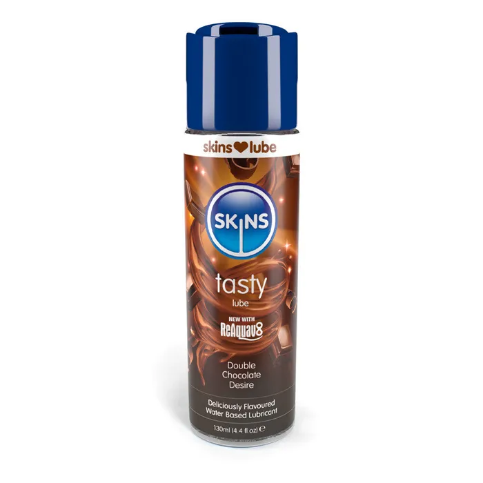 Skins Condoms Vibrators Skins Double Chocolate Desire Waterbased Lubricant 130ml Skins Condoms Vibrators Skins Double Chocolate Desire Waterbased Lubricant 130ml