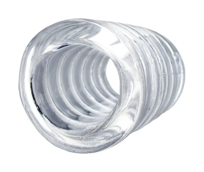 Spiral Ball Stretcher Clear XR Brands Trinity Vibes Male Sex Toys