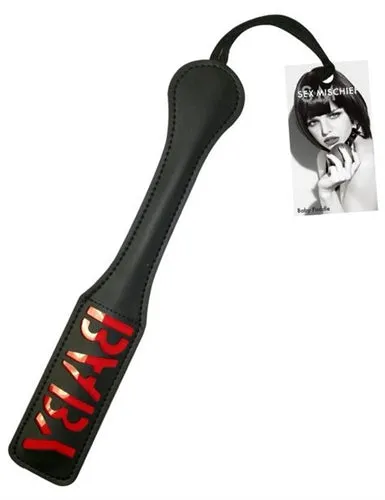 Sportsheets Anal 12 Inch Leather Impression Paddle Baby
