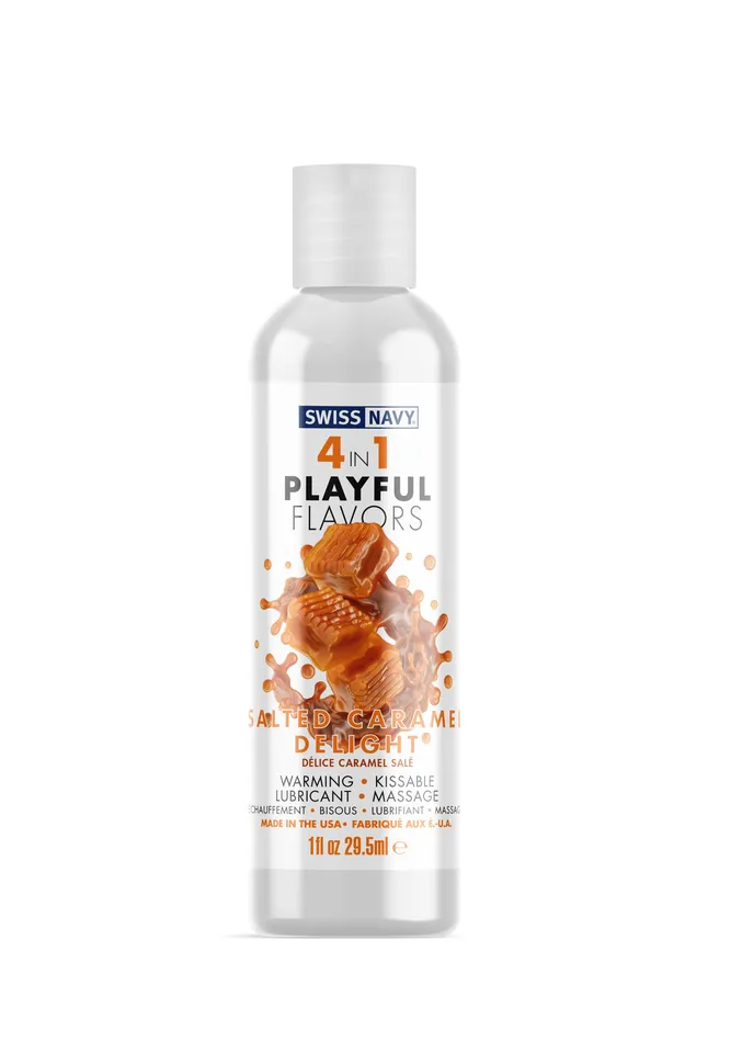 Swiss Navy 4in1 Playful Flavors Salted Caramel Delight 1 Fl Oz MD Science Lab Female Sex Toys Swiss Navy 4in1 Playful Flavors Salted Caramel Delight 1 Fl Oz MD Science Lab Female Sex Toys