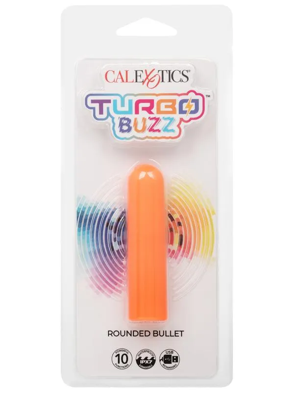 Turbo Buzz Rounded Bullet Orange CalExotics Female Sex Toys Turbo Buzz Rounded Bullet Orange CalExotics Female Sex Toys
