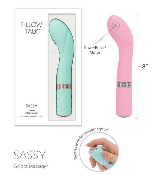 Vibrators BMS Factory Pillow Talk Sassy G Spot Teal
