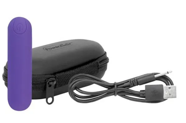 Vibrators Essential Rechargeable Power Bullets Purple BMS Factory