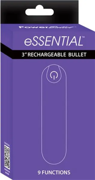 Vibrators Essential Rechargeable Power Bullets Purple BMS Factory