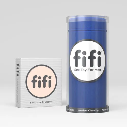 Vibrators Get Fifi The Fifi Blue 5 Sleeves Disposable Masturbation Sleeve