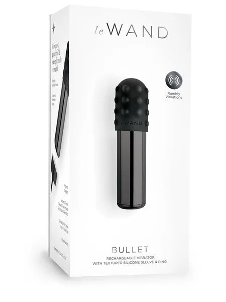 Vibrators Le Wand Le Wand Chrome Bullet Black