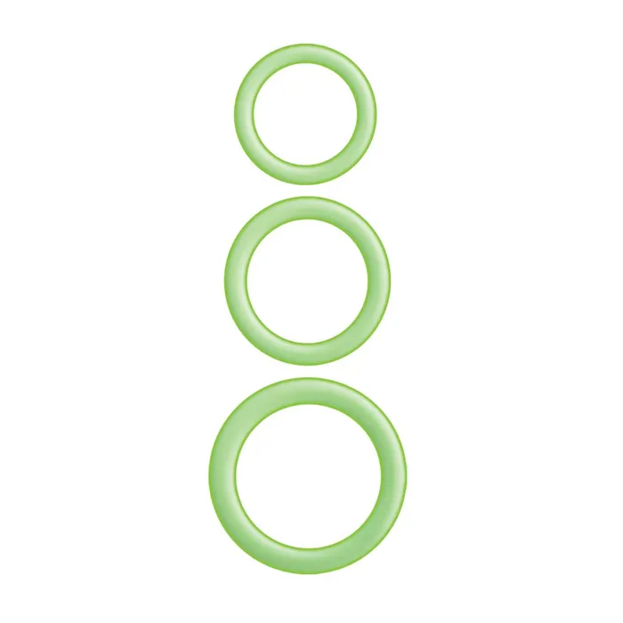 Vibrators Nasstoys Enhancer Green Glow Rings