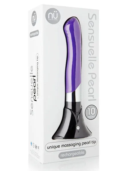 Vibrators Novel Creations NU Sensuelle Pearl Massager Vibe Purple
