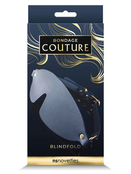 Vibrators NS Novelties Bondage Couture Blind Fold Blue