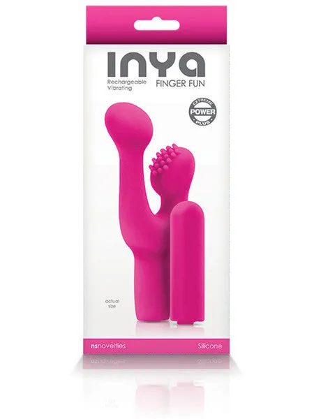 Vibrators NS Novelties INYA Finger Fun Pink