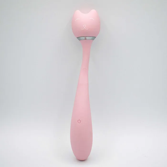 Vibrators Purrs Like a Kitten Wand Vibrator Pink Natalies Toy Box