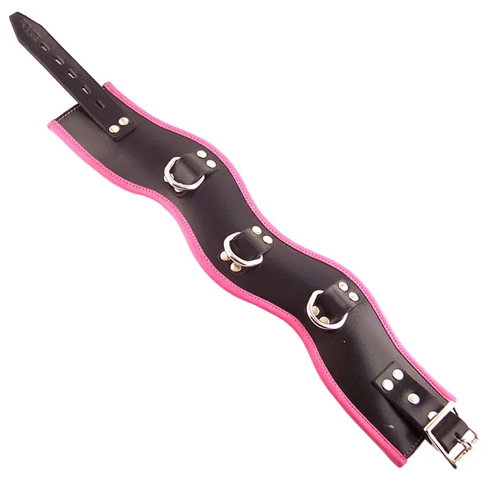 Vibrators Rouge Garments Black And Pink Padded Posture Collar Rouge Garments