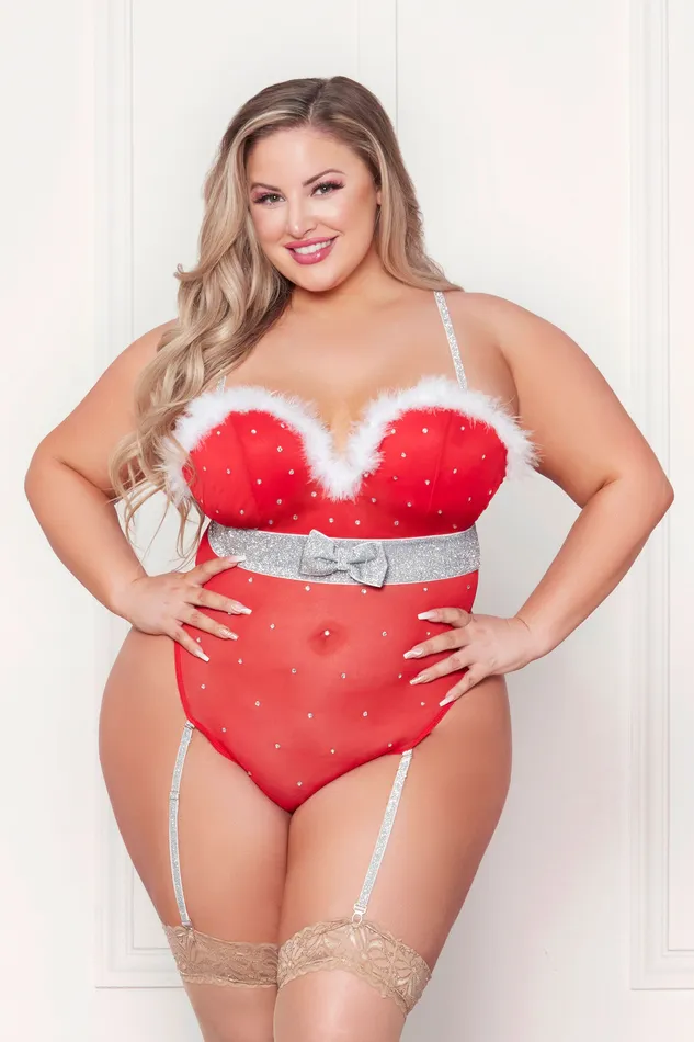 Vibrators Seven Til Midnight Rhinestone Studded Mesh Teddy With Marabou Trim 3x4x Red Vibrators Seven Til Midnight Rhinestone Studded Mesh Teddy With Marabou Trim 3x4x Red