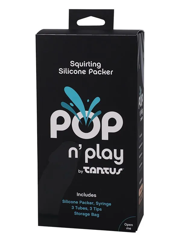 Vibrators Tantus POP N Play by TANTUS Squirting Packer Cream Vibrators Tantus POP N Play by TANTUS Squirting Packer Cream