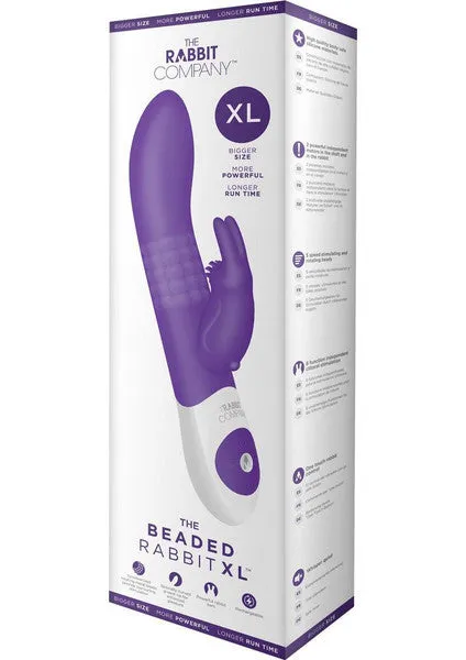 Vibrators The Rabbit Company Beaded Rabbit XL Purple