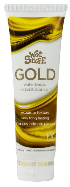 Wet Stuff Gold 100g Tube Wet Stuff Vibrators
