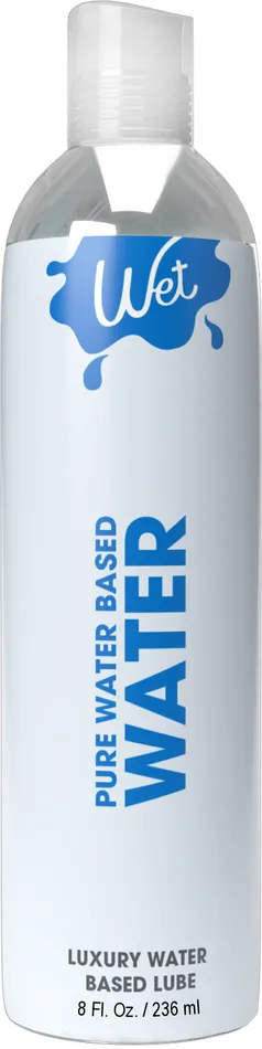 Wet Water Luxury Waterbased Lubricant 8 Oz Wet Lubricants