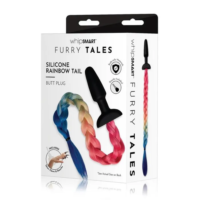 Whipsmart Furry Tales Rainbow Tail Butt Plug Anal Whipsmart Furry Tales Rainbow Tail Butt Plug Anal