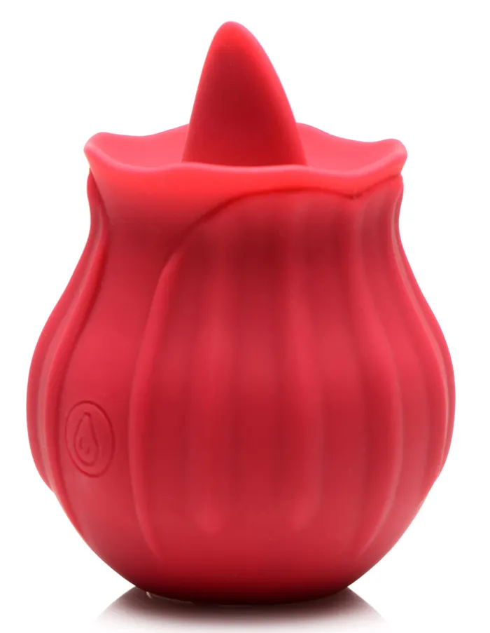 XR Brands inmi Vibrators Bloomgasm Wild Violet 10x Licking Clit Stimulator Red