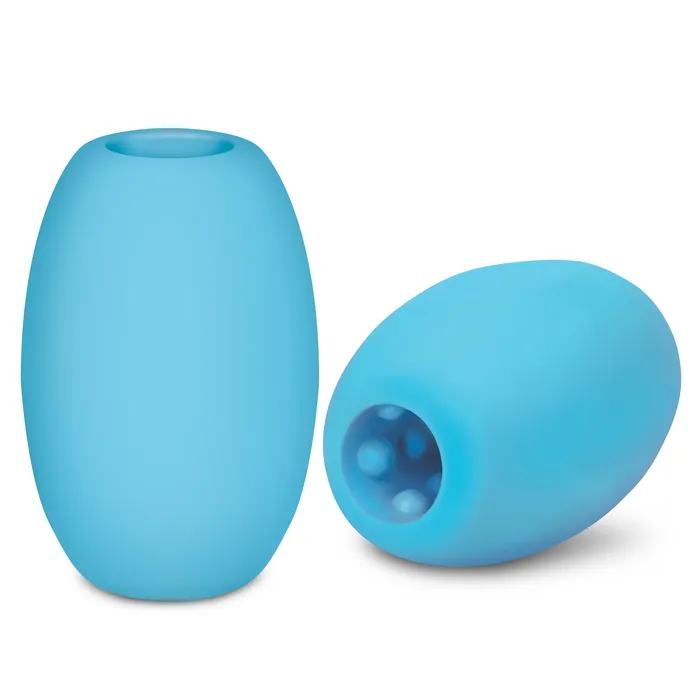 Zolo Mini Stroker Dome Blue Zolo Cup Male Sex Toys